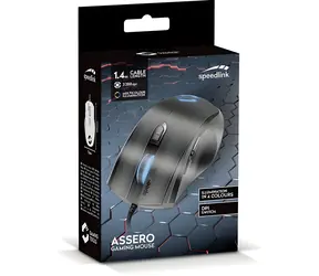 Speed Link SL-680007-BK ASSERO černá / Herní myš / drátová / 3200 dpi