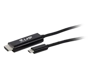 LMP kabel USB-C na HDMI 2.0 černý 1,8 m / Kabel / 4K / 60 Hz
