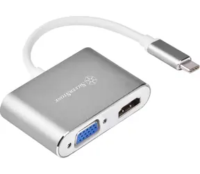 SilverStone EP16C / Adaptér / USB-C / VGA / HDMI