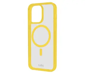 SBS Mag Frame žlutá / Kryt / MagSafe / pro iPhone 15 Pro Max