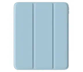 Devia Leather Case pouzdro pro Apple iPad Pro 11" (M4/M5) světle modrá / Pouzdro / Slot na Apple Pencil
