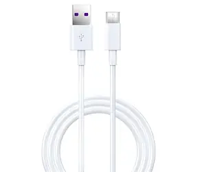 Devia Super Charge nabíjecí kabel USB-A - USB-C bílá / Nabíjecí kabel / 5A / 1,5 m