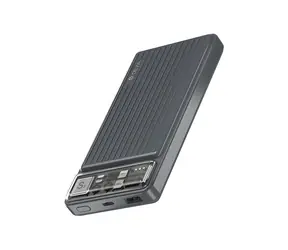 Devia Smart Series 10000 mAh 12W tmavě šedá / Powerbanka / 10 000 mAh / 12W