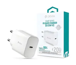 Devia Smart Series bílá / Nabíječka / PD / 20W / USB-C