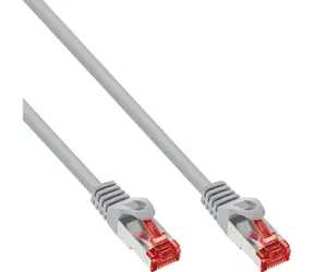 InLine patch kabel CAT6 S/FTP šedý / Patch kabel / RJ45-RJ45 / 250 MHz / 3 m