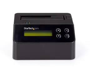 StarTech USB 3.0 Eraser Dock / Dokovací stanice / Bezpečné mazání dat / LCD displej / 2.5" a 3.5" SATA SSD HDD + 4Kn