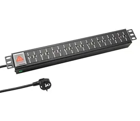 efb 19" / Napájecí panel / 1,5U / 9x USB-A / 9x USB-C / vypínač / 3m kabel