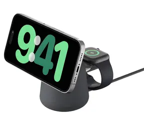 Belkin BOOST CHARGE PRO MagSafe 2v1 Charcoal / Bezdrátová nabíjecí stanice / 15W