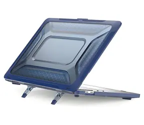 Devia Super Scratch-Proof Hard Jacket safírově modrá / Kryt pro Apple MacBook Air 13" (2020)