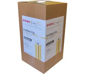 Intec ColorFlare zlatá metalická / Tonerová efektová fólie / 320 mm x 300 m / jádro 77 mm