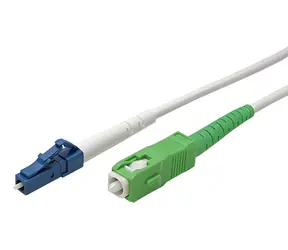 Goobay SC/APC-LC/UPC / Optický patchkabel / 9/125 single mode / simplex / LSOH / 0,5m