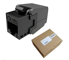 Solarix SXKJ-5E-UTP-BK-SA multipack 24 ks / Keystone / CAT5E / UTP / samořezný / černá