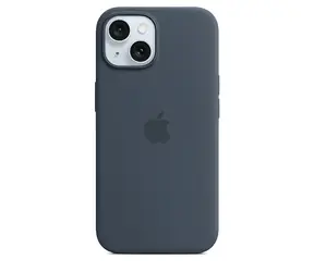 Apple iPhone 15 Plus Silicone Case Storm Blue / Silikonový kryt / MagSafe