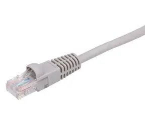 Extralink UTP CAT5E 1m šedá / Patch kabel / RJ45-RJ45