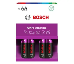 Bosch LR6UA4B/00 Ultra Alkaline AA 4 ks / Alkalická baterie / 1,5 V