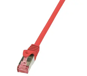 LogiLink Cat6 S/FTP červená / Patch kabel / RJ-45 / 5 m