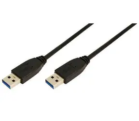 LogiLink USB-A (M) - USB-A (M) černá / Kabel USB 3.0 / 5 Gbit/s / 2 m