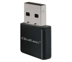 Qoltec 56986 / WiFi adaptér USB / Nano / 802.11n / 300 Mbps
