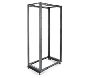 StarTech 42U Otevřený rack / Stojanový rozvaděč / 19" / 4-sloupkový / Nastavitelná hloubka 58–104 cm / Mobilní