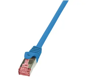 LogiLink modrá / Patch kabel / Cat6 / S/FTP / RJ-45 / 7,5 m / AWG 27/7 LSZH