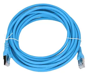 Extralink patch kabel Cat.6a S/FTP modrá / Patch kabel / RJ-45 / 5 m / 10 Gbit/s