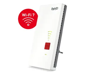 AVM FRITZ! Repeater 2700 bílá (2ks) / Repeater / Wi-Fi 7 / 6500 Mbps / Mesh / LAN