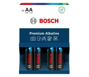 Bosch LR6PA4B/00 Premium Alkaline / Alkalická baterie / AA / 4 ks