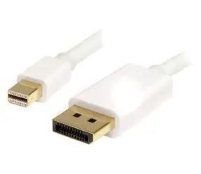StarTech kabel Mini DisplayPort - DisplayPort 1 m bílá / Kabel / 4K 120 Hz / DisplayPort 1.2