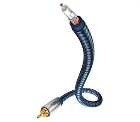 In-akustik Premium Subwoofer Y kabel 2 m / Audio kabel / Cinch (M) - 2x Cinch (M) / pro subwoofer