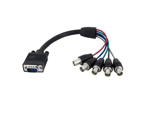 StarTech VGA - 5x BNC monitorový kabel černá / Propojovací kabel / 0,3 m