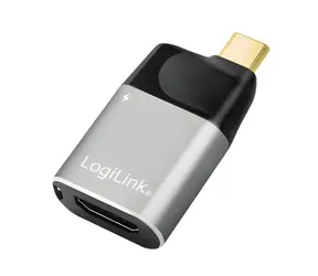 LogiLink USB-C na HDMI & USB-C černá/šedá / Adaptér / USB 3.2 / 4K 60Hz / PD 60W