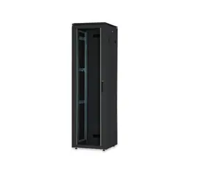 Digitus Unique 26U černá / Stojanový rozvaděč / 600x600 mm / skleněné dveře / nosnost 800 kg / IP20