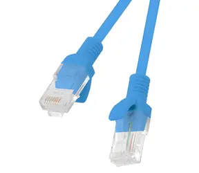 Lanberg UTP CAT5E 2m modrá / Patch kabel / RJ45-RJ45 / 10-pack / Fluke Passed