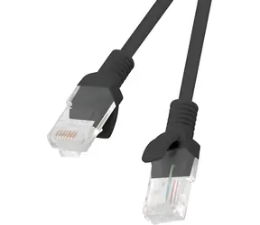 Lanberg UTP CAT5E 1,5m černá / Patch kabel / RJ45-RJ45 / 10-pack / Fluke Passed