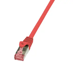LogiLink červená / Patch kabel / Cat.6 / S/FTP / RJ-45 / 3 m