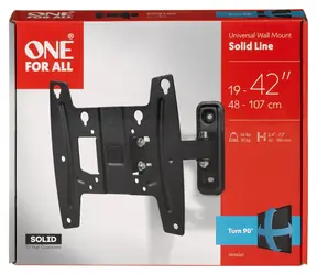 One For All WM4241 / Držák na zeď pro TV / 19-43" / naklápěcí, otočný / nosnost 30 kg