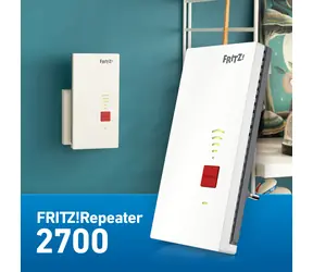 AVM FRITZ! Mesh Set 2700 (3ks) bílá-šedá / Mesh Wi-Fi systém / Wi-Fi 7 / až 6,5 Gbit/s / LAN
