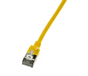 LogiLink Slim CAT6 žlutá / Patch kabel / U/FTP / RJ-45 / 1 m