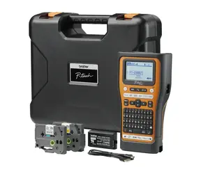 Brother PT-E560BTVP / Tiskárna samolepicích štítků s kufrem / termotransfer / 180 dpi / páska 24 mm / Li-Ion / USB-C