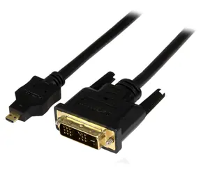 StarTech Micro HDMI - DVI-D černá / Kabel / 1 m / 1920x1200 px / 60 Hz