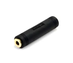 StarTech spojka Jack 3,5mm F/F černá / Audio redukce / 3,5mm jack (F) – 3,5mm jack (F)