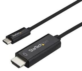 StarTech kabel USB-C na HDMI černá / Kabel USB-C na HDMI / 4K 60 Hz / 1 m