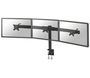 Neomounts FPMA-D700D3 černá / Držák pro 3 monitory / 10-27" / upevnění svorkou
