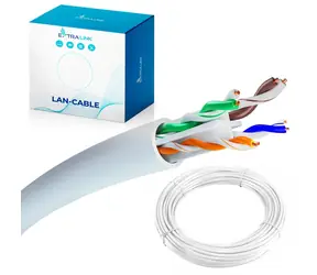 Extralink CAT6 U/UTP 50 m / Síťový kabel / vnitřní / nestíněný