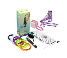 3DOODLER 3D pero Flow Essentials / Sada s náplněmi / displej / černá / od 14 let