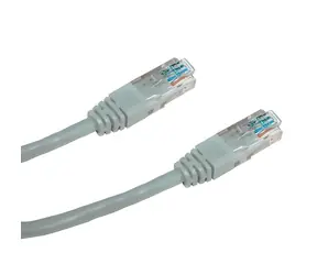 DATACOM Patch kabel 2m (1520) / UTP / CAT5E / RJ45 / šedý
