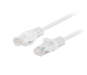 Lanberg UTP CAT5E 1,5m bílá / Patch kabel / RJ45-RJ45 / 10-pack / Fluke Passed