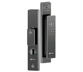 EZVIZ DL50FVS černá / Chytrý dveřní zámek s videozvonkem / 4" IPS / otisk prstu / Wi-Fi / Bluetooth