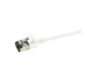 LogiLink SlimLine bílá / Patch kabel / Cat6 U/FTP / RJ-45 / 0,3 m