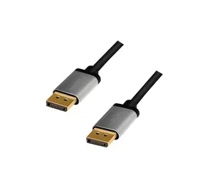 LogiLink DisplayPort 1.2 černo-šedá / Kabel DisplayPort / 2 m / 4K 60Hz